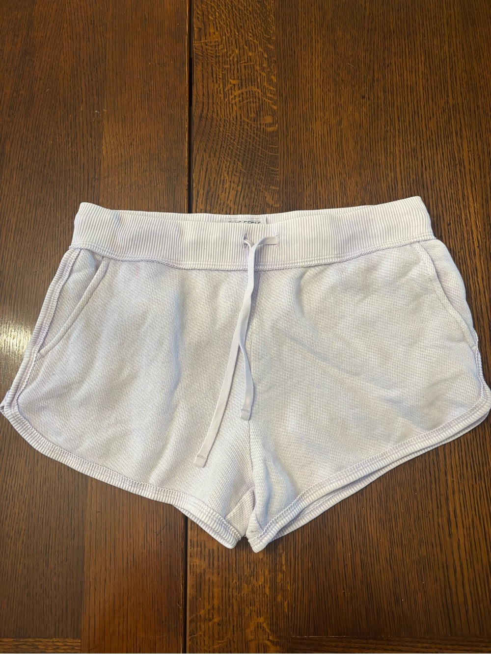 American Eagle Lavender Seriously Lived In Drawstring Sweat Shorts Size XS